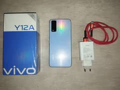 vivo y12A with box and original charger