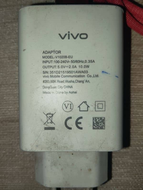 vivo y12A with box and original charger 6