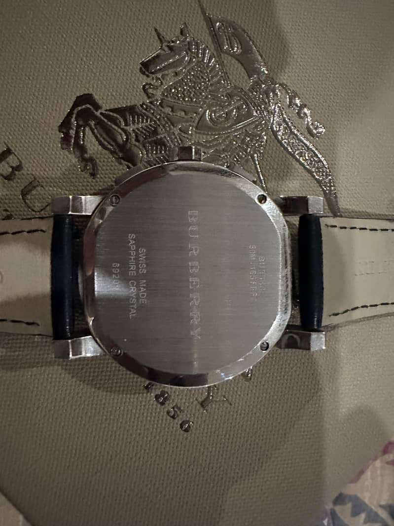 Burberry Men Blue Dial Stainless Steel Case Quartz (BU9383) 4