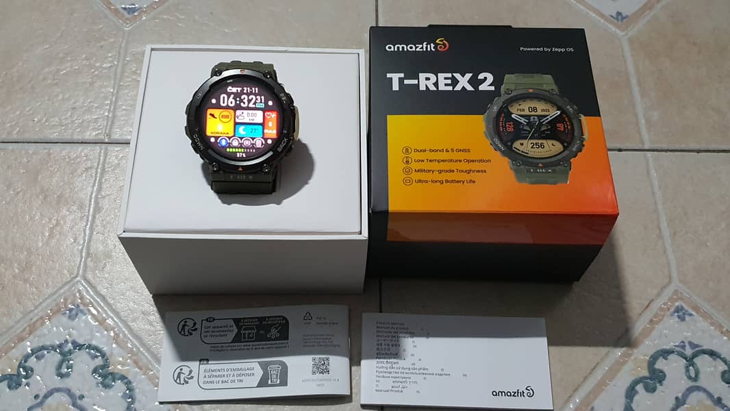 Amazfit trex-2 green 0