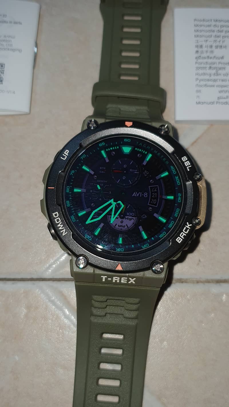 Amazfit trex-2 green 9