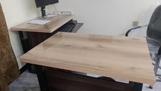 two computer table