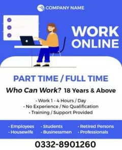 Online Jobs , Part Time / Full Time Jobs , Work From Home , Jobs