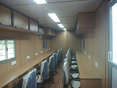 prefab double story building workstation container office container 12