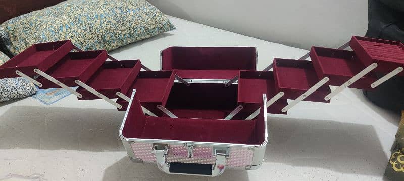 Bridal Multilayer vanity box/jewellery box/ Makeup Storage 5