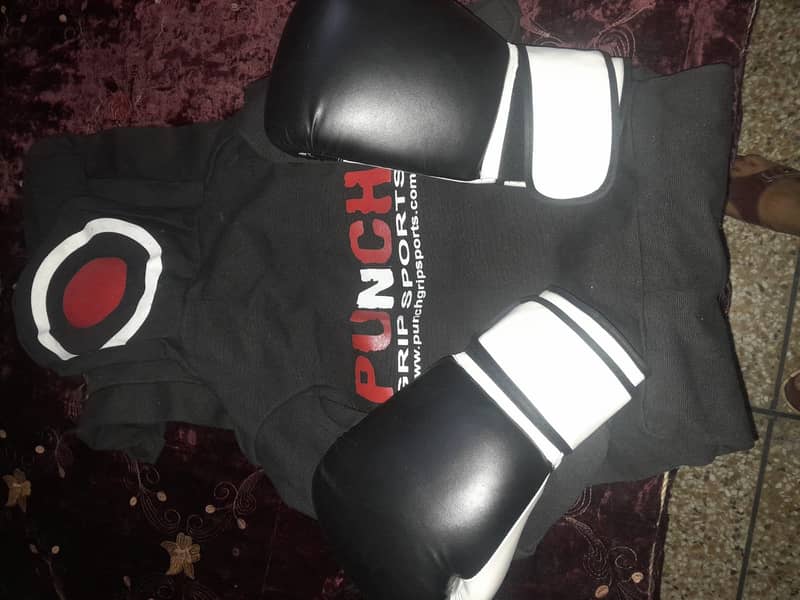 New Boxing Gloves & Sand Bag for Sale 0