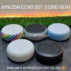 Amazon Echo Dot 3 3rd Generation Smart Speaker with Alexa LED Display