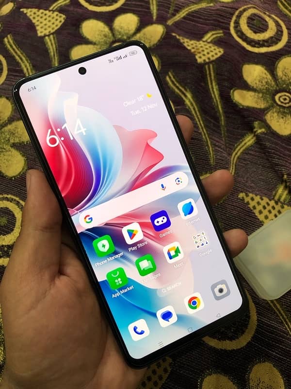 Oppo Reno 11F 12/256 ofical pta approved in 8 months waranty 6