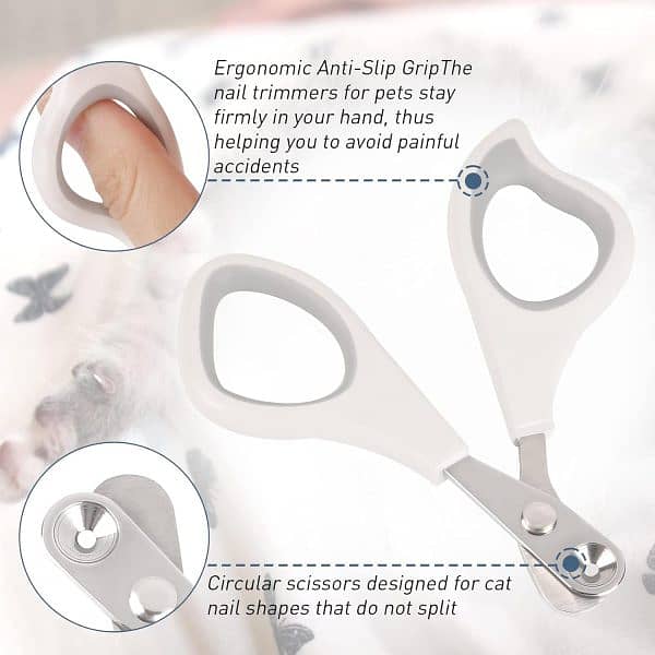 Professional Round Hole Pet Nail Clippers Professional Circular Cut H 2