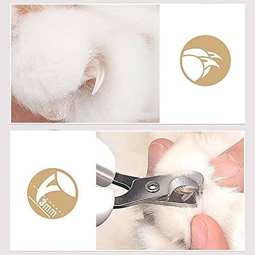 Professional Round Hole Pet Nail Clippers Professional Circular Cut H 3