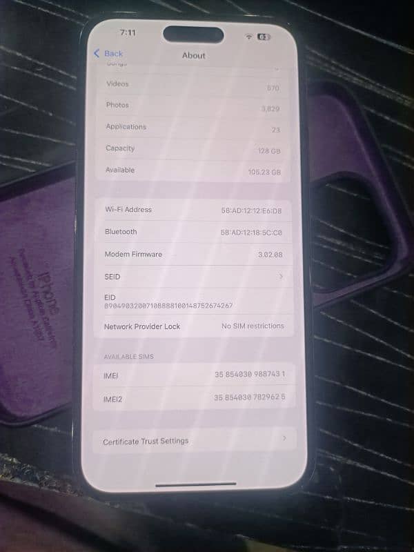 Iphone 14 Pro Max FU 128gb urgent 0