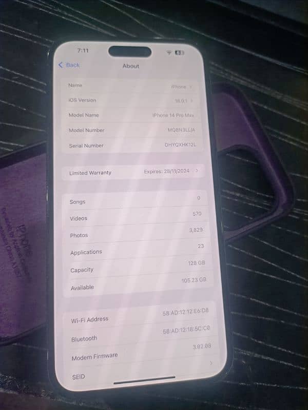 Iphone 14 Pro Max FU 128gb urgent 1