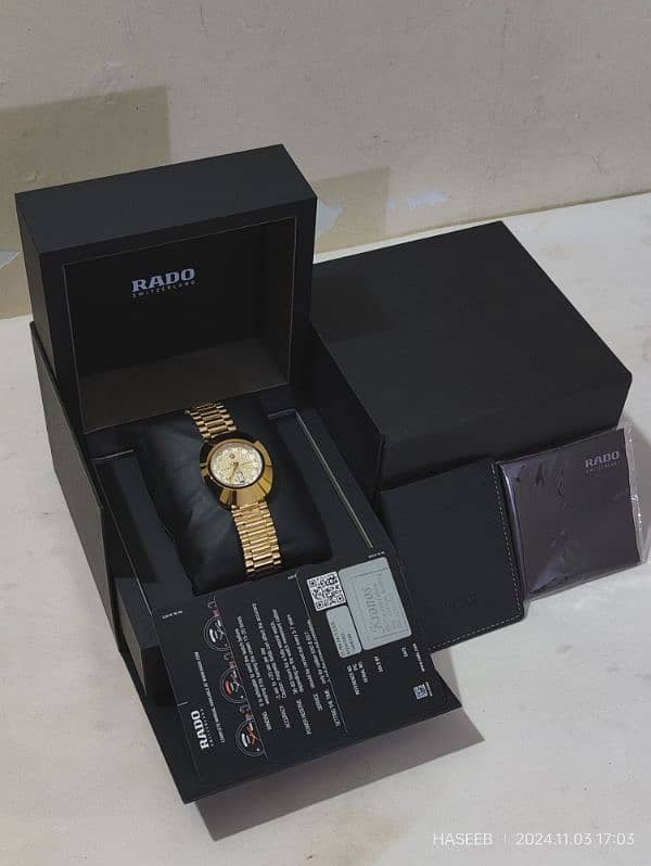 Rado watch box pack with orginal serial number 13