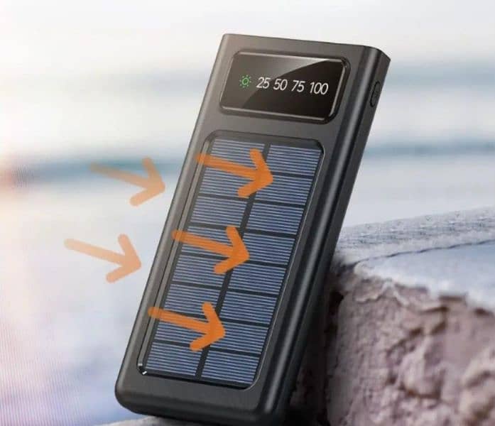 Solar Power 10000mAH Power Bank 3