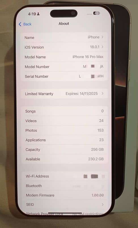 iPhone 16 Pro Max 256GB HK Brand New 8