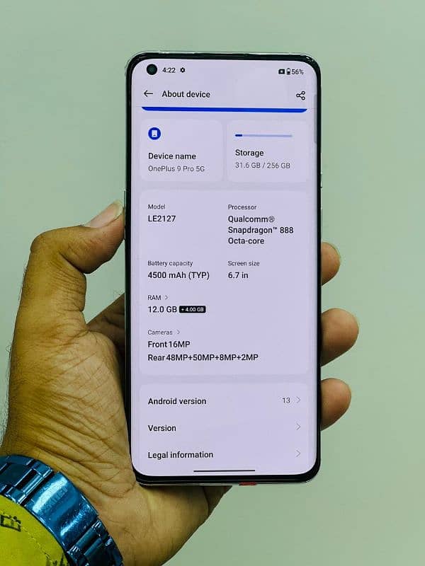 OnePlus 9 Pro 5G 12/256 Non PTA 6