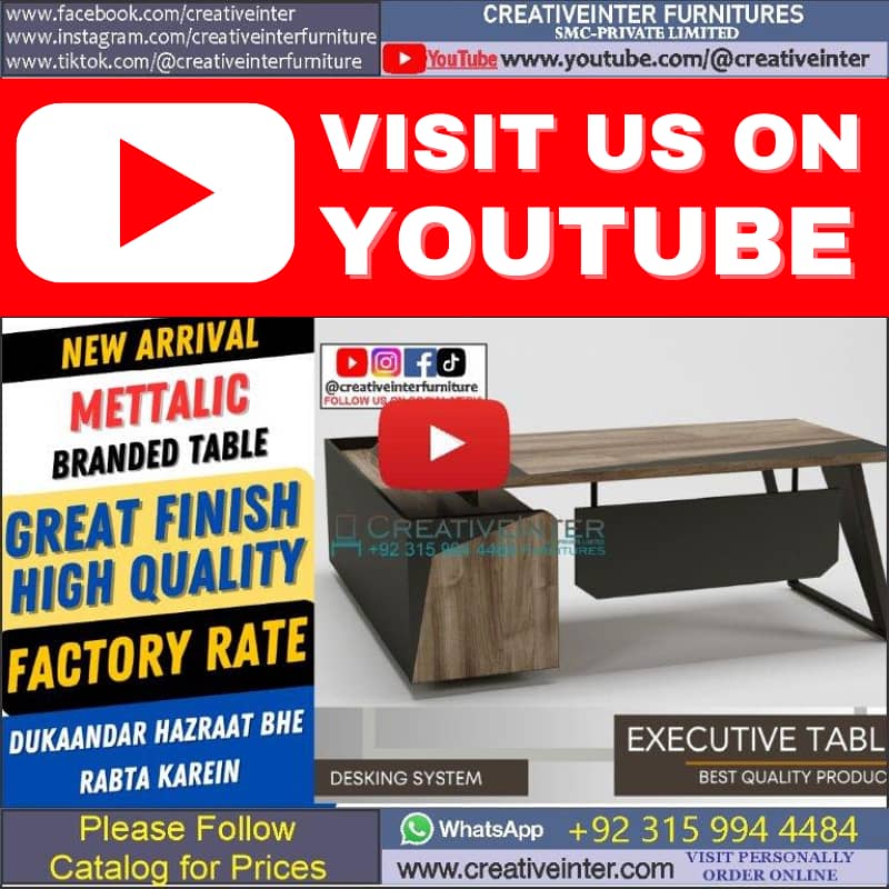 Office table Executive Chair Conference Reception Manager Table Desk 0