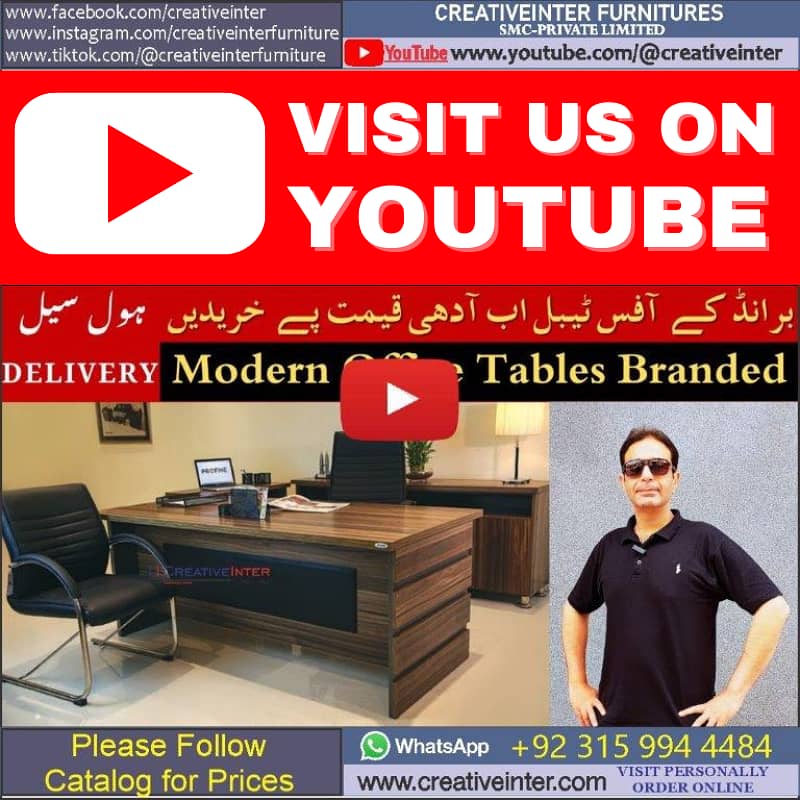 Office table Executive Chair Conference Reception Manager Table Desk 3