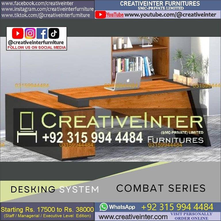 Office table Executive Chair Conference Reception Manager Table Desk 10