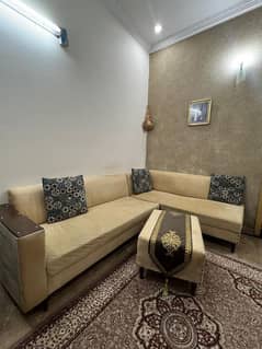 L shaped sofa set