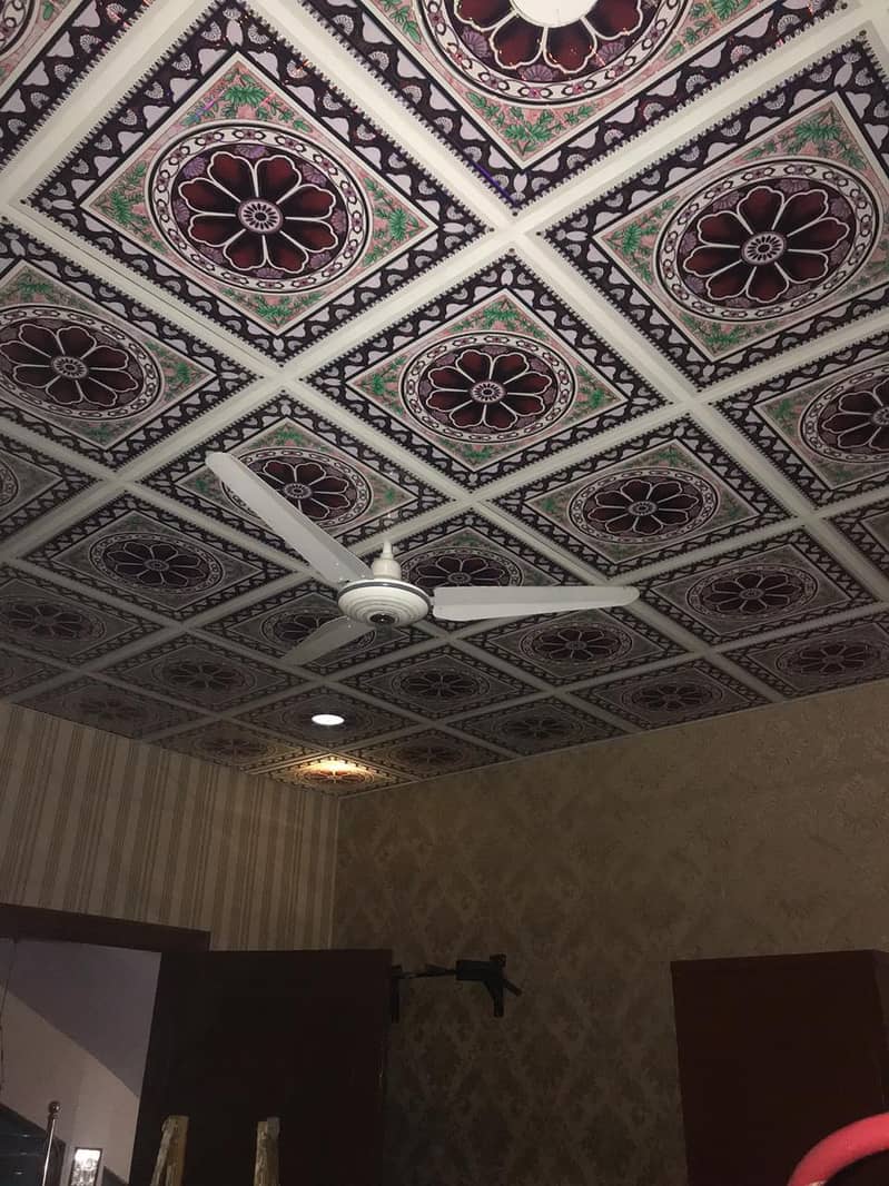 false Ceiling 2by2 Roof Ceiling Gypsum Ceiling Plastir paris ceiling 3