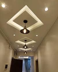 false Ceiling 2by2 Roof Ceiling Gypsum Ceiling Plastir paris ceiling 4