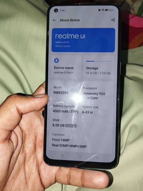 Realme 9 pro plus for sale  Exchange possible 1