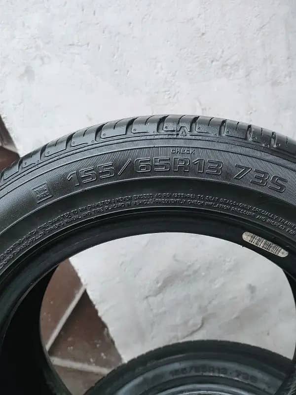 155/65R13 Japani Goodyear 4 Tyres Set in very Good Condition 0