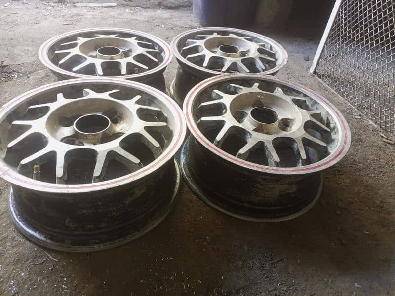 13 size alloy Rim 114 or 100 pcd 1