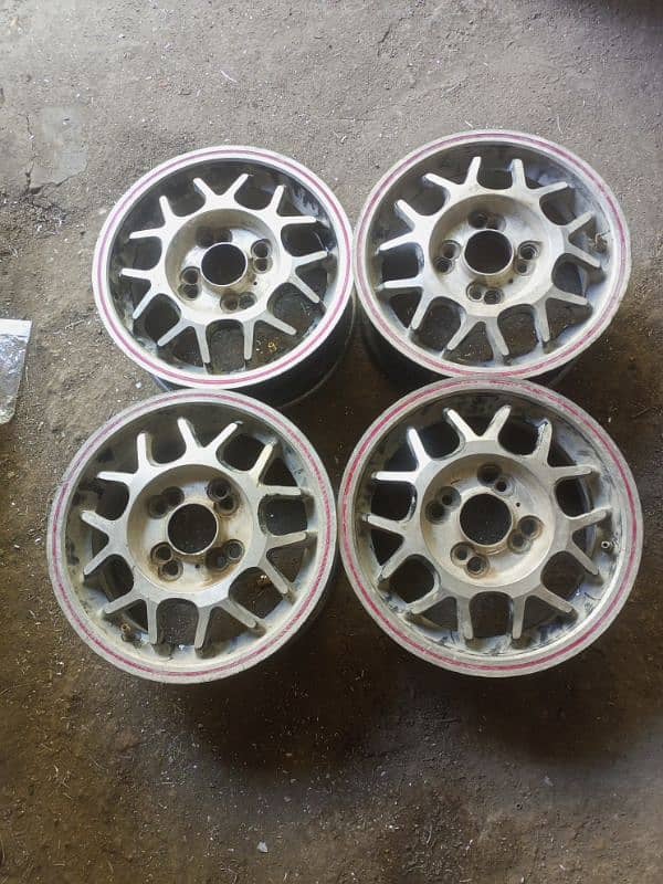 13 size alloy Rim 114 or 100 pcd 2