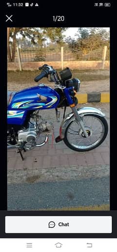 honda CD 70 2024 model  for sale my whatsapp number 03417057463