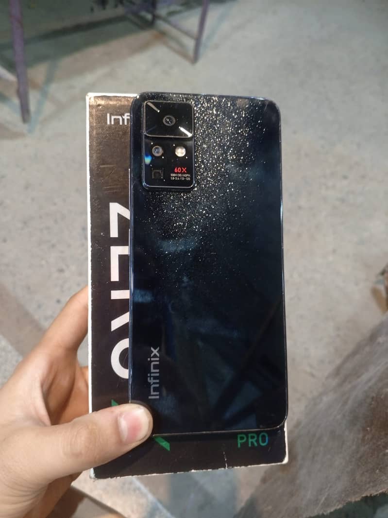 infinix zero x pro 8/128 complete box exchange also 4