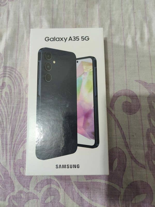 Samsung A35 Dubai 8/256 just 2 months used 4