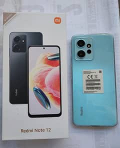 Redmi Note 12 complete box 10/10 No exchange