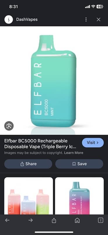 Elfbar BC5000 chargeble pod 5