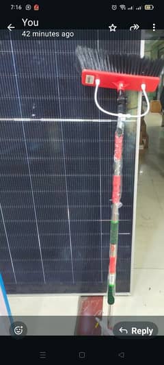 Solar Penal cleaning brush.