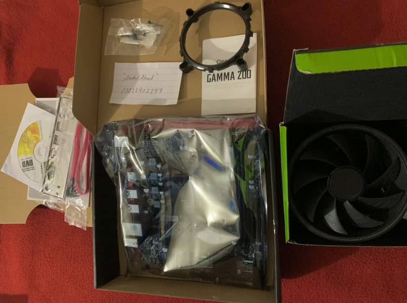 selling ease b450m mortherboard with GameMax Gamma 200 RGB CPU Air Coo 1