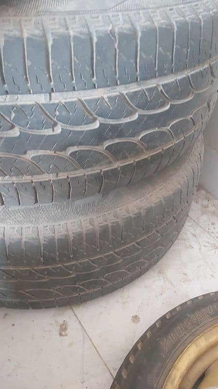 17 inches 6 nut Rim tyres penal city CNG kit pajero staring 2