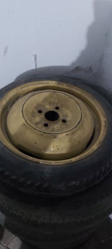 17 inches 6 nut Rim tyres penal city CNG kit pajero staring 3