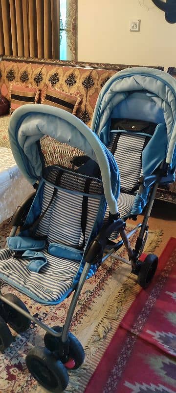 Twin Baby Pram 2