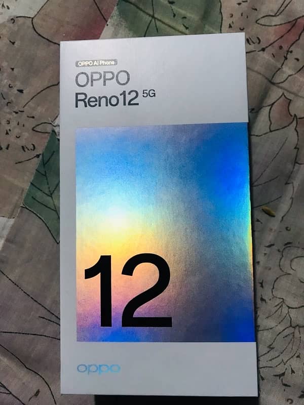 OPPO Reno 12 512 GB 12GB Raam New Pin pack 1