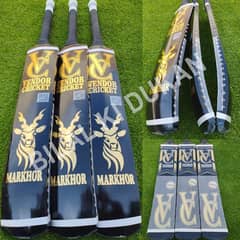 Original Markhor Cricket Bat Long Sixer Powerful Hitting Cane Handle