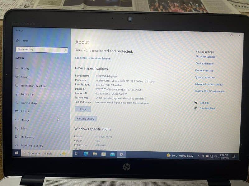 HP Laptop 4