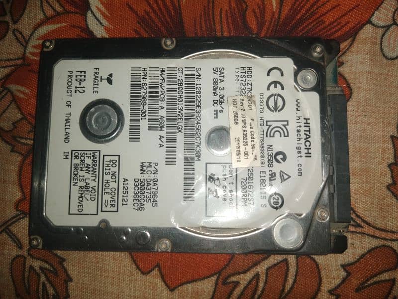 Hardrive 250gb Hitachi 0