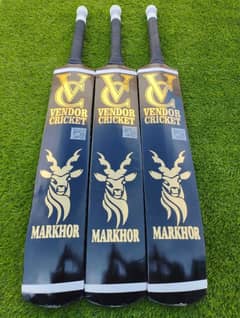 Original Markhor Tape Ball Cricket Bat - High Quality Long Sixer Bat