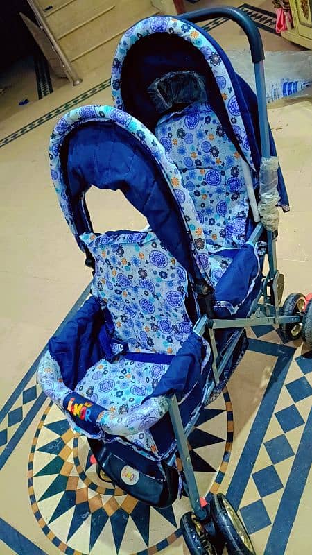 twin pram |  two seater pram  | pram for twin baby 1