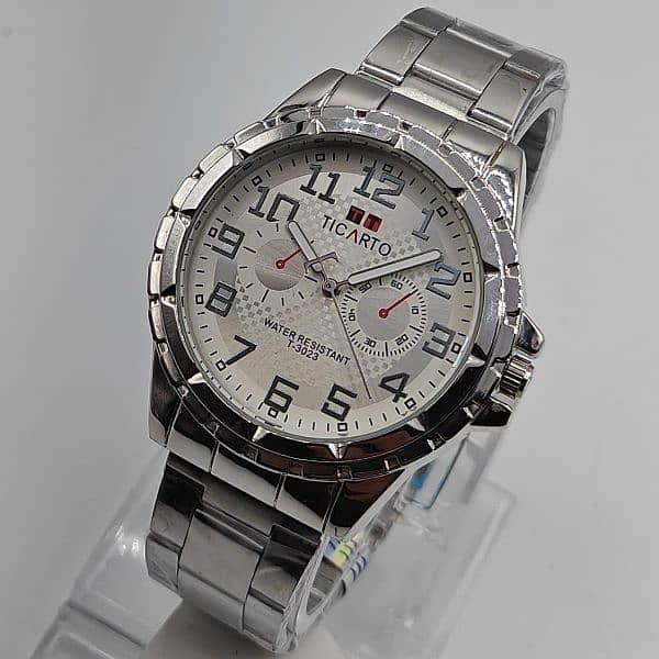 stainless steel man watch 0