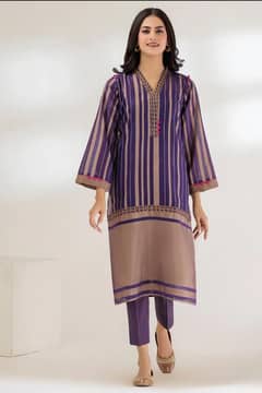 2 pc stitched dress from bonanza satrangi