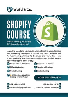 Master Shopify with Anas Ali's Complete Course