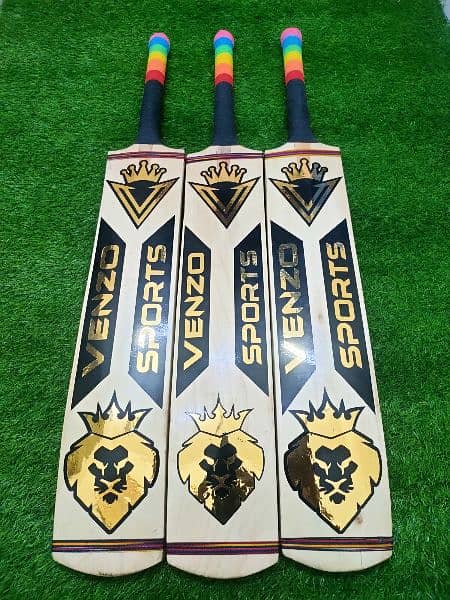 Venzo Sports Original Tape Ball Cricket Bat 5 inches Width Best Bat 0